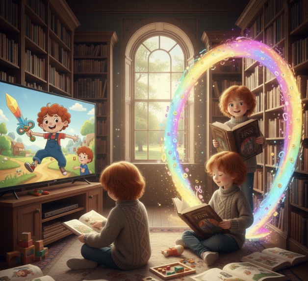 Vom Bildschirm zum Buch: Warum bekannte Figuren die besten Lehrer für ein Kind sind