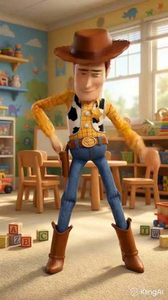 Woody and the Glimmering Green Screen